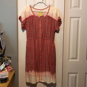 Anthropologie Maeve Button front dress